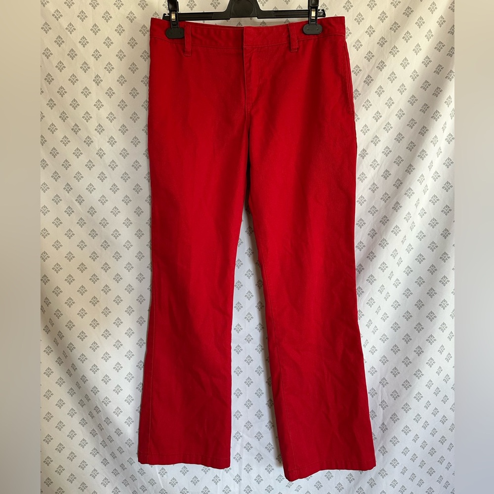 Dickie’s Vintage 90s Flat Front Red Pants